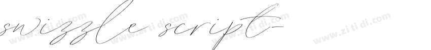 swizzle script字体转换